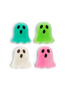 Halloween Mini Ghosts Glitter Putty Slime Bundle Fidget Toy Set of 4